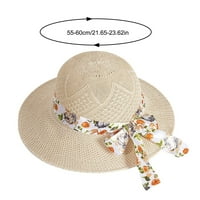 Nova imitacija lafitne slame ljeto Ženska šešir za sunčanje Sunčana suncobran velika brana ribarska