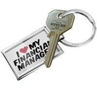 Keychain I Heart voli mog finansijskog menadžera