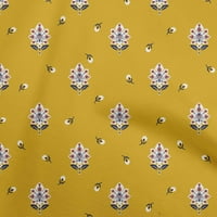 Onuone Silk Tabby Gamboge Yellow tkanina Jakonska cvjetna haljina Materijal Tkanina za ispis tkanine