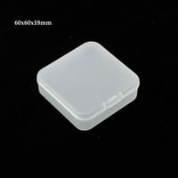 Hot Sundries Organizator Square Plastic Mali predmeti Kutija za pakiranje kućišta nakit perle Kontejner