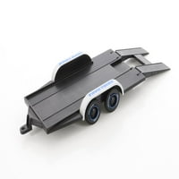 Diecast Car W Trailer - Dodge Charger R T, Crna - Welly 28079D - Skala Diecast Model Toy auto