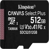 512GB Memorijska kartica za Motorola moto G Power 5G 5g Stylus Telefon - Kingston High Speed ​​MicroSD