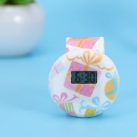 Rosarivae Kids LED ručnike Elektronski sat modni poklon uzorak okrugli digitalni sat studenti gledaju