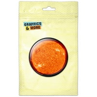 Sunce narandžasti Pinback gumb Pin značka