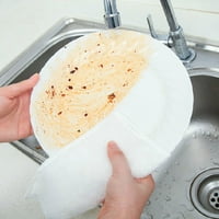 Organska bambusova posuđa za pranje krpe za pranje kuhinje ručnik za čaj bijela krpa za jelo