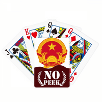 Nacionalni amblem u Vijetnamu Azije u Paedu Poker igračka karta Privatna igra