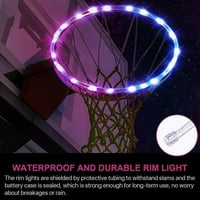 Eychin LED košarkaški obruči daljinski upravljač Košarkaški rim LED svjetlosni režimi Boja vodootporna