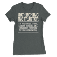 Funny Kickboxing majica instruktora - radim preciznost nagađanja