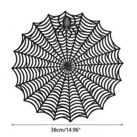 Hariumiu Halloween Place Mat Halloween Stol Place Mat Spider Web dizajn Vodootporna ulje-otporna na