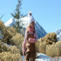 Dječja runa obložena snežom Bunny Beanie
