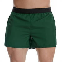 Muški modni ljetni džep patentni zatvarač karoserije džepove kratke hlače zelena m