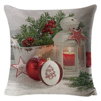 Veki božićni jastuk pokrivač novih pahuljica crtanih jastuka s moćnim pahuljicama Kućni dekor Veliki