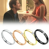 Uštede pada do 50% popusta na prsten modni par prsten od nehrđajućeg čelika Prsten za valentinovo nakit