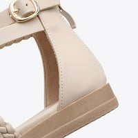 CAICJ WEDGE Sandale za žene Flip Flops za ljetne boemske sandale za rinestone s lukom potpornicom sjajne