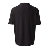 Beeyaso muns v line pruge kratki rukav košulje za golf majica Solid Color Contrast na otvorenom Ležerna