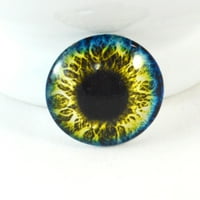 Plave i žute fantastične staklene oči