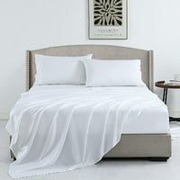 Luksuzni organski pamučni set, svilenkast mekani navodni posteljini saveen posteljina od 16 duboki