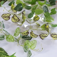 Farfi umjetna biljka simulirana široka primjena plastična ukrasna ivy zelena lažna vinograda za dom