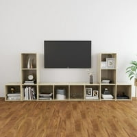 Amonsee TV kabinet Set Sonoma Hrast Dizajnirano drvo