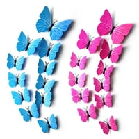 Čistog naljepnica u boji vodootporno leptir sa 6 boja simulacijski simulacijski leptir trodimenzionalni