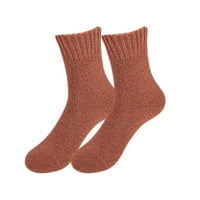 Ženske termalne čarape Casual Comfort tople zimske čarape Mid Tube Terry Socks Ženske čarape S2V