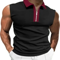 Paille muns polo majica kratki rukav ljetni vrhovi zipper t majice muškarci atletski pulover Redovna