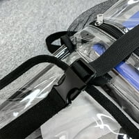 Alloet PVC Clear ruksak prozirna torba za stadion za koncertne festivale
