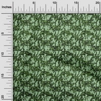Onuone pamuk poplin šuma zelena tkanina tekstura šivaći materijal za ispis tkanine sa dvorištem široko