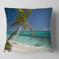 Art DesimanArt 'Palm savijen do slikovitog modernog modernog jastuka za obavljanje morskog bacanja u.
