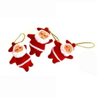 Božićni ukrasi visi HANG BOŽIĆ Santa ukrasi ukrasi Snjegović poklon lutka Domac Decor Dekorativni viseći