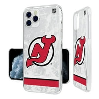 New Jersey Devils iphone Stripe Clear Ledena futrola