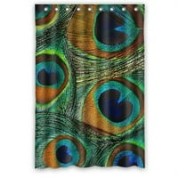 Ganma Colorful paun dizajn tuš za tuširanje poliesterska tkanina kupaonica tuš za tuš