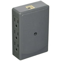 Bočni ulaz 6-smjerni električni utičnica za razdjelnik u zidu dodirnite adapter