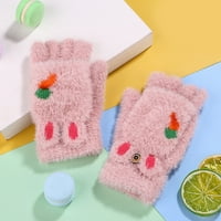 Dječje zimske rukavice Dječje rukavice Debele odrasle Kreativne tiskane ekrane CAT Mobile Topli pleteni