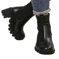 TENMI Women Winter Boot Casual Chelsea čizme elastične čizme za gležnjeve klizanje na hodanju protiv