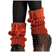 Grijači nogu za žene 80-ih dame setovi nogu gomila čarapa jesen i zima drži toplu vunu čarapu plimu