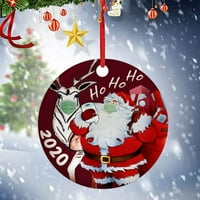 VikakioOze božićni ukrasi Santa Claus maskirani suvenirni suvenirni treseći ukrasi Božićne ukrase