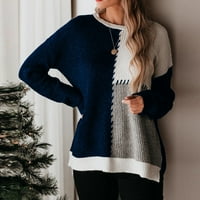 Zimske ušteda za žene za čišćenje žena i naveza povremene pulovere o-decloose džemper pleteni džemper
