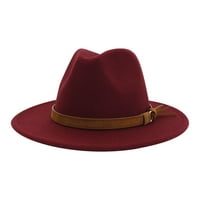 Kape za žene kape za muškarce unise Fedora Solid Elegantne Snižene čišćenja Dame i gospodo šeširi Beige