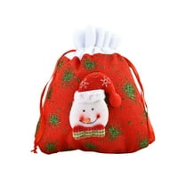 Outfmvch Božićni ukrasi Početna Dekor Candy Tote Santa poklon torba Božićna torba Božićna torba Cartoon
