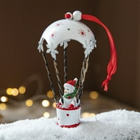 Iron Božićni vrući balon Padobran privjesak kreative božićni ukrasi Božićna drvca Privjesak