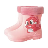 Kpoplk Toddler Rain Boots za dječake Djevojke Klasične djece kiša guma s djecom Vodene cipele Kid