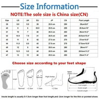 DMQupv Formalne cipele kožne kožne cipele modni casual visokog vrha čipke gore bočne patentne patentne