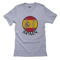Španija Baseball Classic - Svjetska berba sa zastavom Muška siva majica