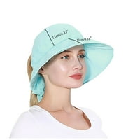 Guvpev dame proljeće i ljetno plaža kape modna vanjska jahanje zaštita od sunca šeširi - bež, jedna