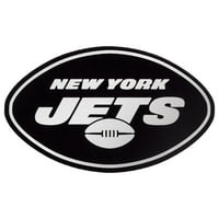 Muška antigua bijela siva New York Jets Metalik Logo Nova polo