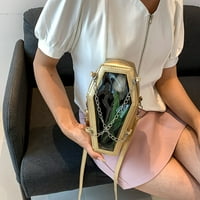 Awdenio Kancelarijski materijal ponude Gotske torbe i torbice za žene Goth torbica u obliku lijesnog