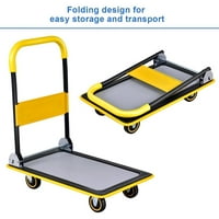 Casart kotrljač košarice, sklopiva kolica sa platformom za teški učitavanje, težinski kapacitet