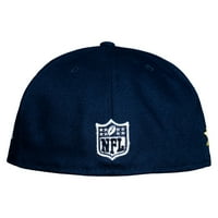 Muškarska nova era mornarica Dallas Cowboys Super Bowl Citrus pop 59fifty ugrađeni šešir