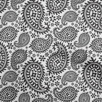 Onuone pamuk poplin bijela tkanina azijski paisley blok šivaći materijal za ispis tkanine sa dvorištem